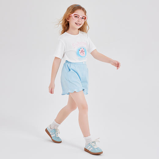 笛莎Deesha T恤2024夏季新款时尚短裤 商品图2