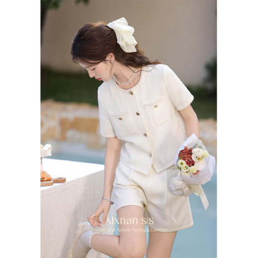 【6折秒杀】鹿向南《高级精致》气质小香风夏季新款时尚短裤L35262 商品图3