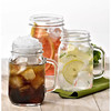 Glasslock进口玻璃早餐水杯密封带盖保鲜罐带把手750ML 商品缩略图2