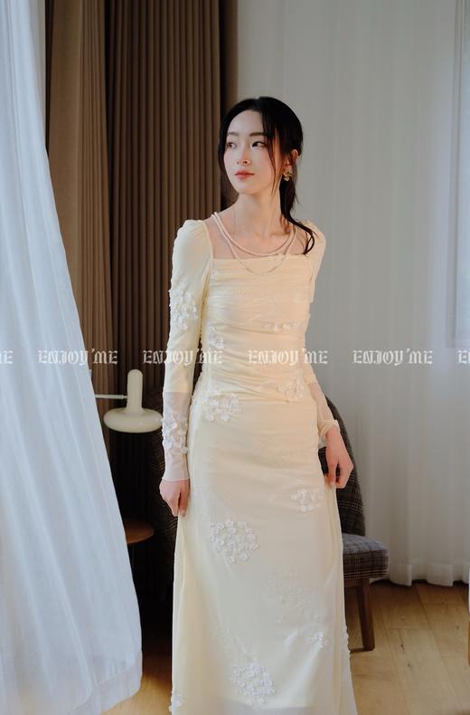 【门店同款】ENJOY春季重工花朵褶皱连衣裙 156997062 商品图5