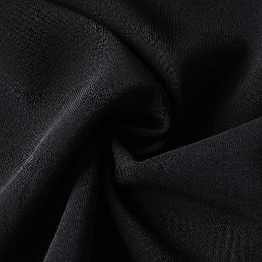 米思阳2026春季新款通勤优雅半身裙褶皱开叉修身气质小黑裙女0584 商品图3