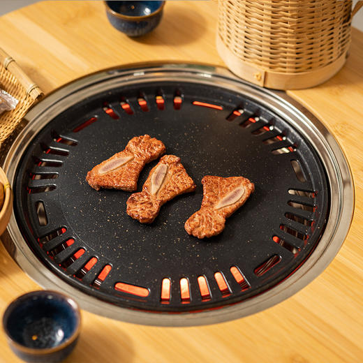 【便携式快速折叠！围炉煮茶】家用庭院炭火烧烤炉户外便携烤火炉室内取暖火盆，庭院、户外、室内，尽情享受生活。 商品图6