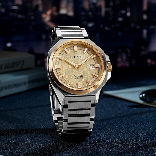 西铁城日本正品全新Series8系列休闲日历机械表NB6059-57P 商品图3