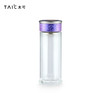 【清仓特惠5折，仅2个】TAIC太可纯钛双层高硼硅玻璃杯玻璃杯茶水分离杯360ml (瀚海蓝） 商品缩略图0