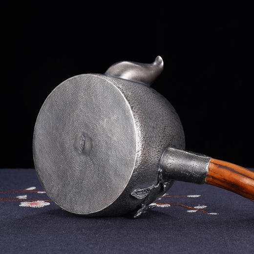 子佩集S999银+崖柏【暖阳花韵】小茶壶摆件【TG0011】2403 商品图7