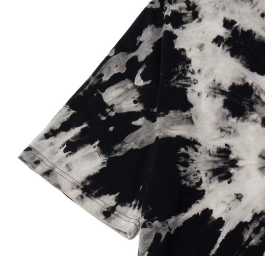 T99夏季新款男士时尚流行螺旋扎染高街潮短袖t恤休闲水墨宽松复古 商品图4