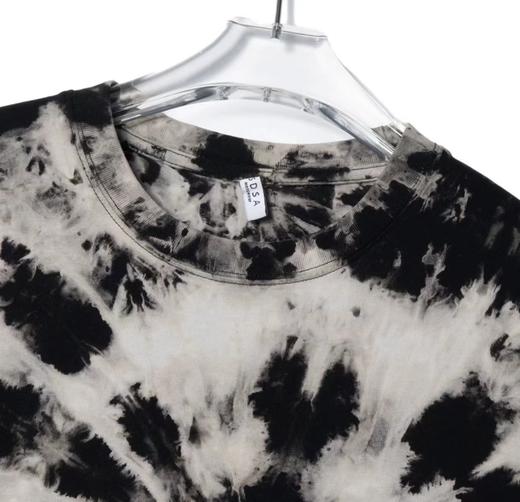 T99夏季新款男士时尚流行螺旋扎染高街潮短袖t恤休闲水墨宽松复古 商品图3