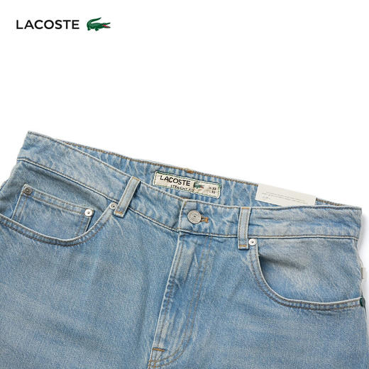 【海南专供价】Lacoste【王一博同款】法国鳄鱼男装新款休闲直筒长裤HH2321-10 商品图5