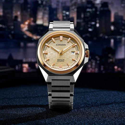 西铁城日本正品全新Series8系列休闲日历机械表NB6059-57P 商品图8