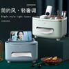 客厅纸巾盒高档轻奢抽纸盒家用卧室创意可爱多功能遥控器收纳盒 商品缩略图7