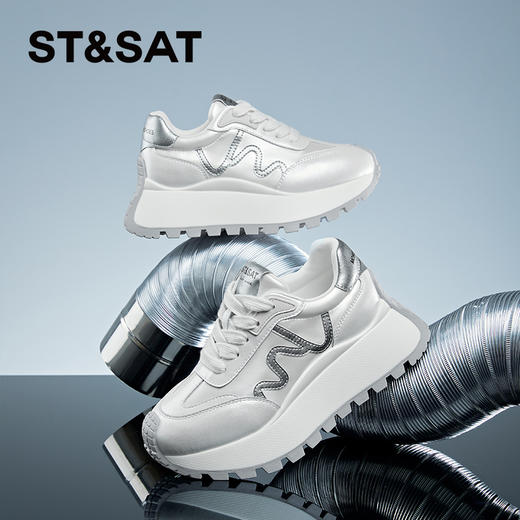 星期六液钛配色个性阿甘鞋SSC1112718 商品图1