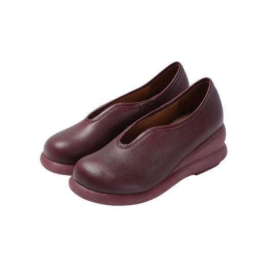 重置复古牛皮厚底鞋 |杨丽萍老师同款 | 超软舒适爆款鞋子 商品图4