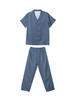 【满2件/99元】【秀黛】男翻领丝质短袖套装男士夏季家居服睡衣H2550011T【专柜同款】【如遇缺货自动退款，介意勿拍】 商品缩略图1