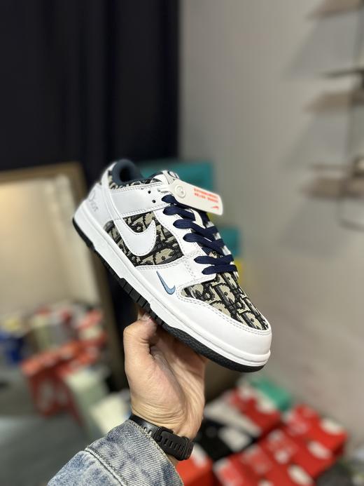 【定制球鞋】 Nk SB Dunk Low 迪奥联名 周年高端定制 低帮休闲板鞋 商品图3