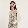 谜底针织开衫长袖女2024夏季新品复古优雅提花披肩上衣242MZ0876 商品缩略图1