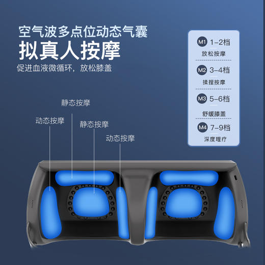 宾多康双膝盖关节按摩仪护膝保暖老寒腿热敷膝关节疼痛神器 商品图1