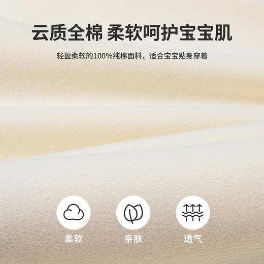 迪士尼经典米奇印花24春款男童肩开连体衣纯棉舒适哈衣抱衣爬爬服ZD1DL005 商品图3