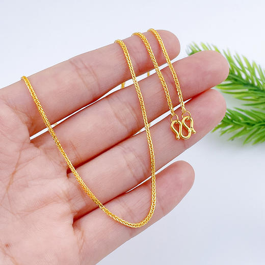 【限时克减150元】足金999.9 方肖邦链项链(XL00013-06)预售产品下单后不退款不退货不换货不补差价 商品图2