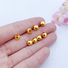 【限时7.5折】【定价黄金】足金 【无字印】3D硬金散珠转运珠圆镭射珠路路通手串配件（8粒总长约4.2cm，8粒/件）(V3DSC00333)（预售产品下单后不退款不退货不换货不补差价） 商品缩略图2