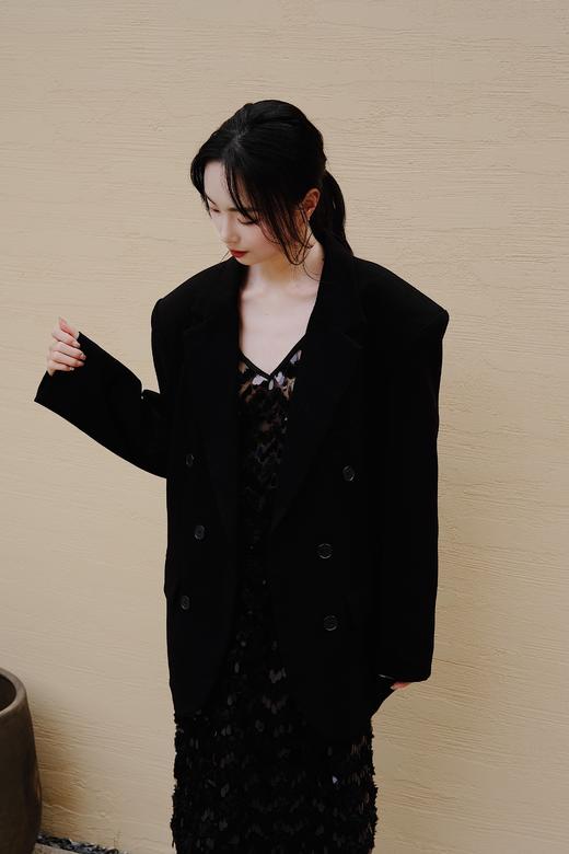 【门店同款】ENJOY春季松驰美学-亮片V领吊带裙 157048336 商品图3