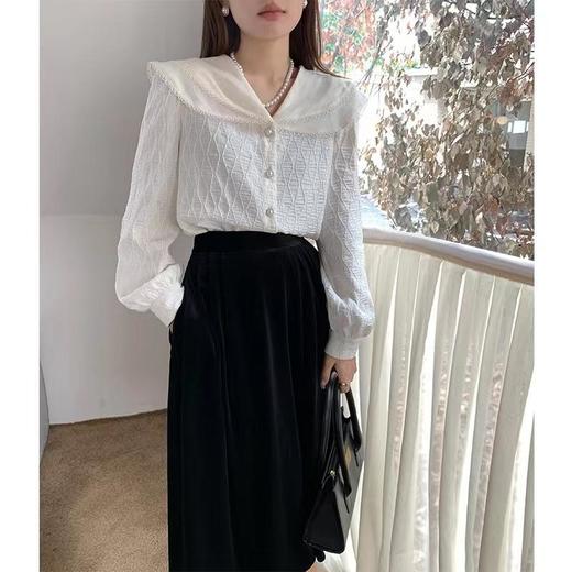 【GT商品推广】法式甜美可拆蝴蝶结小衫22518 商品图1