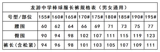 龙游中学-24级棒球服套装 商品图3