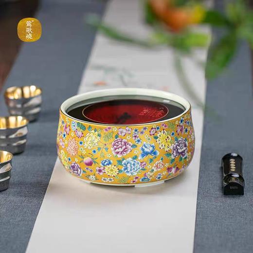 莺歌烧 万花竞春电陶炉家用煮茶茶炉泡茶煮茶器 商品图1