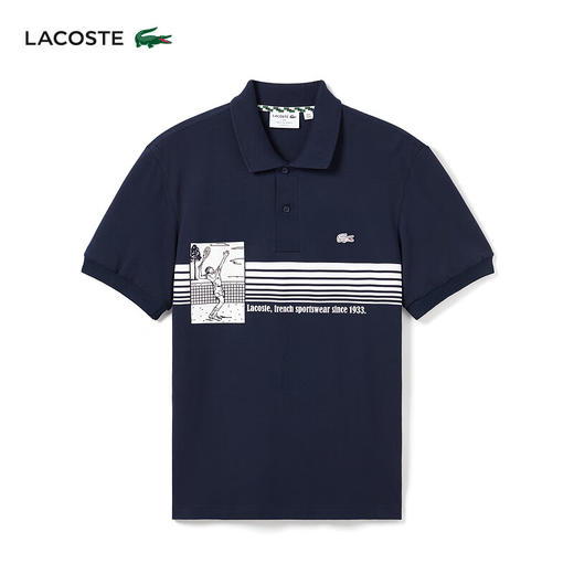 【海南专供价】Lacoste法国鳄鱼男士新款POLO衫PH7430-10 商品图2