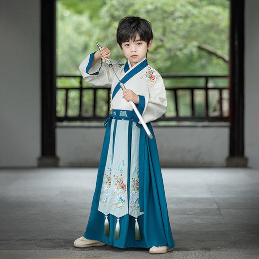 男童汉服2024新春秋款中国风仙侠儿童古装国风小王爷龙年套装 商品图2