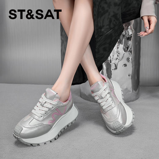 星期六液钛配色个性阿甘鞋SSC1112718 商品图10