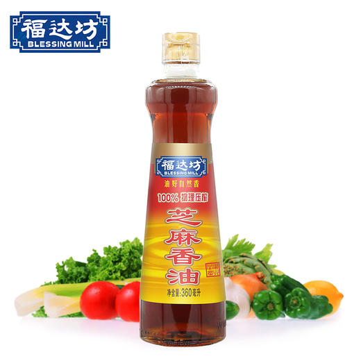 福达坊360ml物理压榨%芝麻香油（6924497920884） 商品图0