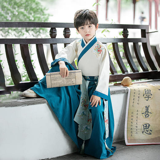 男童汉服2024新春秋款中国风仙侠儿童古装国风小王爷龙年套装 商品图3