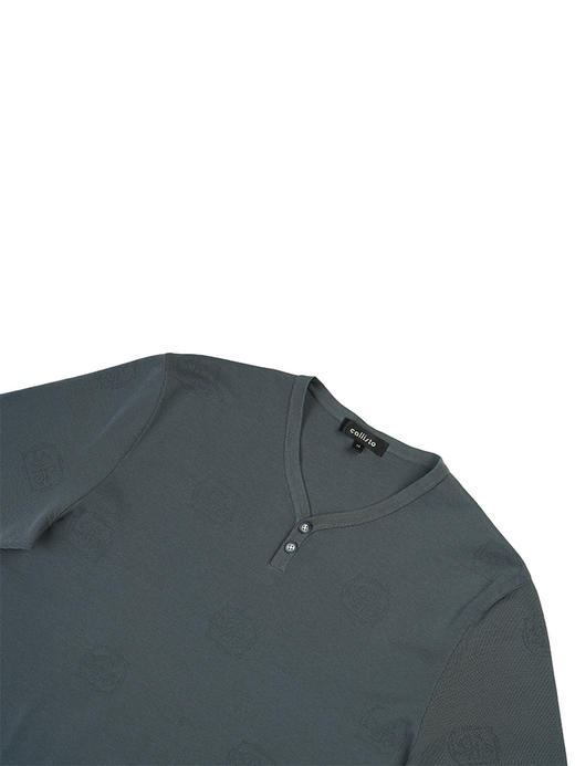 callisto绿色棉混纺T恤 STTSS229C 商品图2