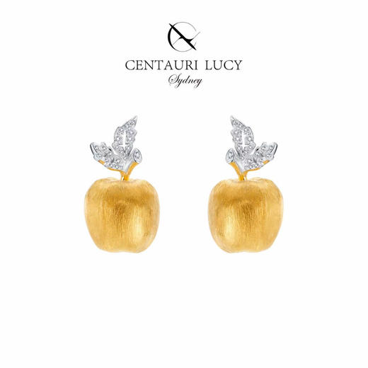 Centauri Lucy 巴洛克的金苹果耳环 商品图3