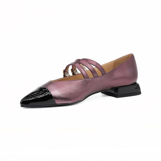 #限时特价#西班牙原产优雅舒适经典MaryJane玛丽珍款女款船鞋5702珠光玫瑰粉 商品图4