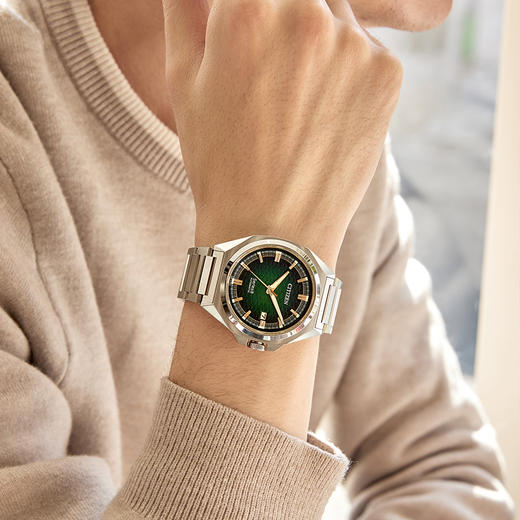 西铁城日本正品全新Series8系列休闲日历机械表NB6050-51W 商品图8