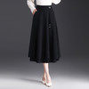 系带流苏春款后腰松紧中长款垂感修身显瘦半身裙MYX-2908 商品缩略图1