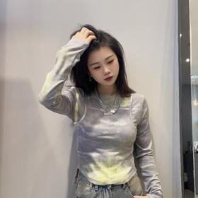 GD漂染短款长袖T恤31230 春季 050331033120