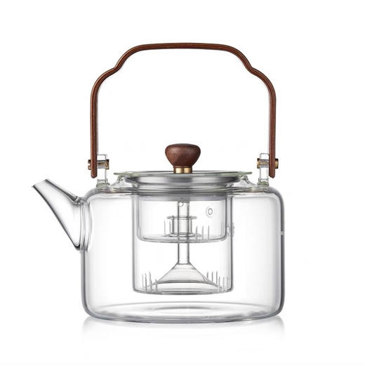 天久 高档玻璃煮茶壶大容量提梁壶电陶炉烧水壶蒸煮一体 商品图3