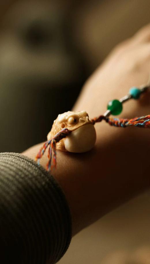 招财金蟾°鹿角根付挂件 商品图6