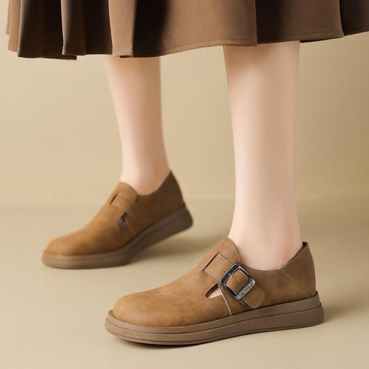 ZHR则则勃肯鞋女2024春季新款百搭一脚蹬懒人鞋轻便防滑平底单鞋 商品图1