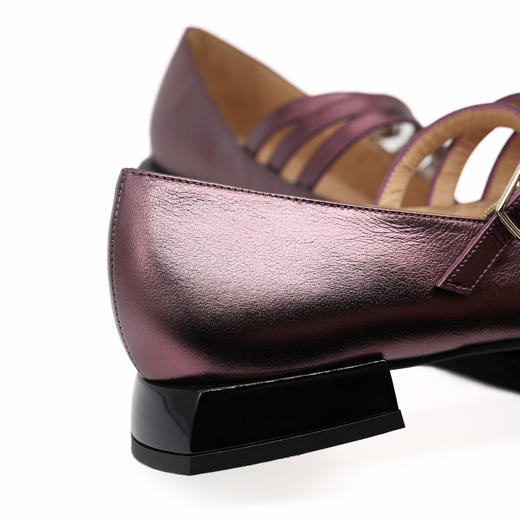 #限时特价#西班牙原产优雅舒适经典MaryJane玛丽珍款女款船鞋5702珠光玫瑰粉 商品图8