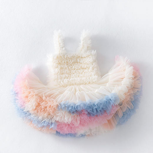 【tutu吊带蓬蓬裙】新款童装礼服女童连衣裙吊带蓬蓬裙tutu儿童网纱公主裙表演服 商品图11