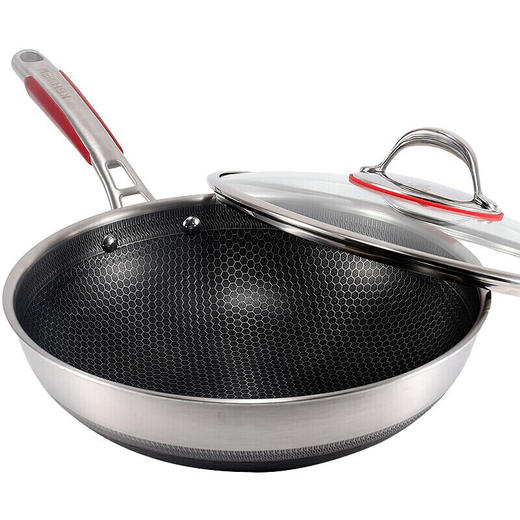 康巴赫德系蜂巢316双面屏不粘炒锅32cm（第四代）CDX32A1 商品图1