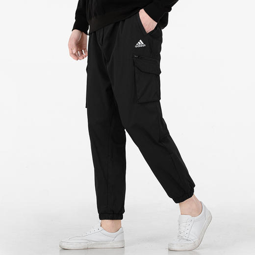 元旦超值抢购 （YY）adidas/阿迪达斯  工装裤女裤春季运动裤束脚休闲长裤 HC2796 商品图0