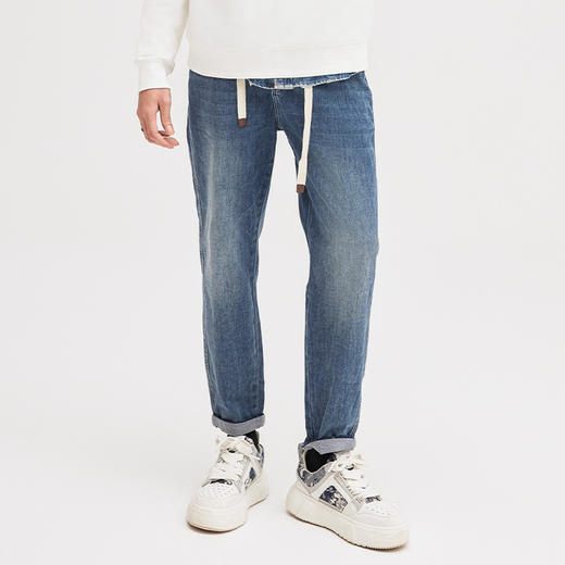 【新品上新】HX 春秋季水洗萝卜牛仔长裤S201411102101 商品图0