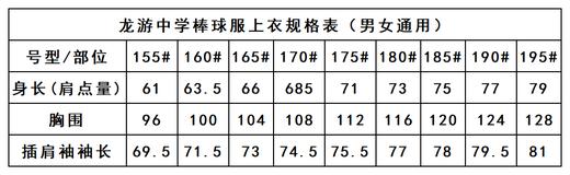 龙游中学-22、23级棒球服上衣 商品图2