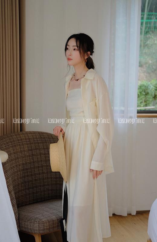 【门店同款】ENJOY春季慵懒衬衫吊带裙两件套 156996203 商品图11