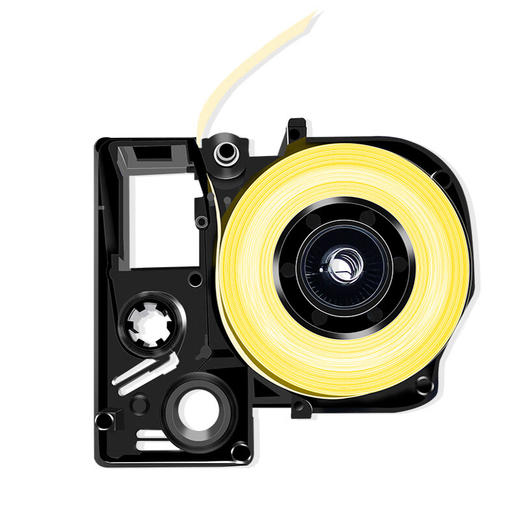 绘威LK-2YBW标签色带/黄底黑字（6mm）、LK-2YBW标签色带/银底黑字（6mm） 商品图4