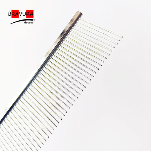 宠物排梳H03全宽齿宠物美容师通用排梳狗狗开结挑毛猫咪梳毛造型 商品图2